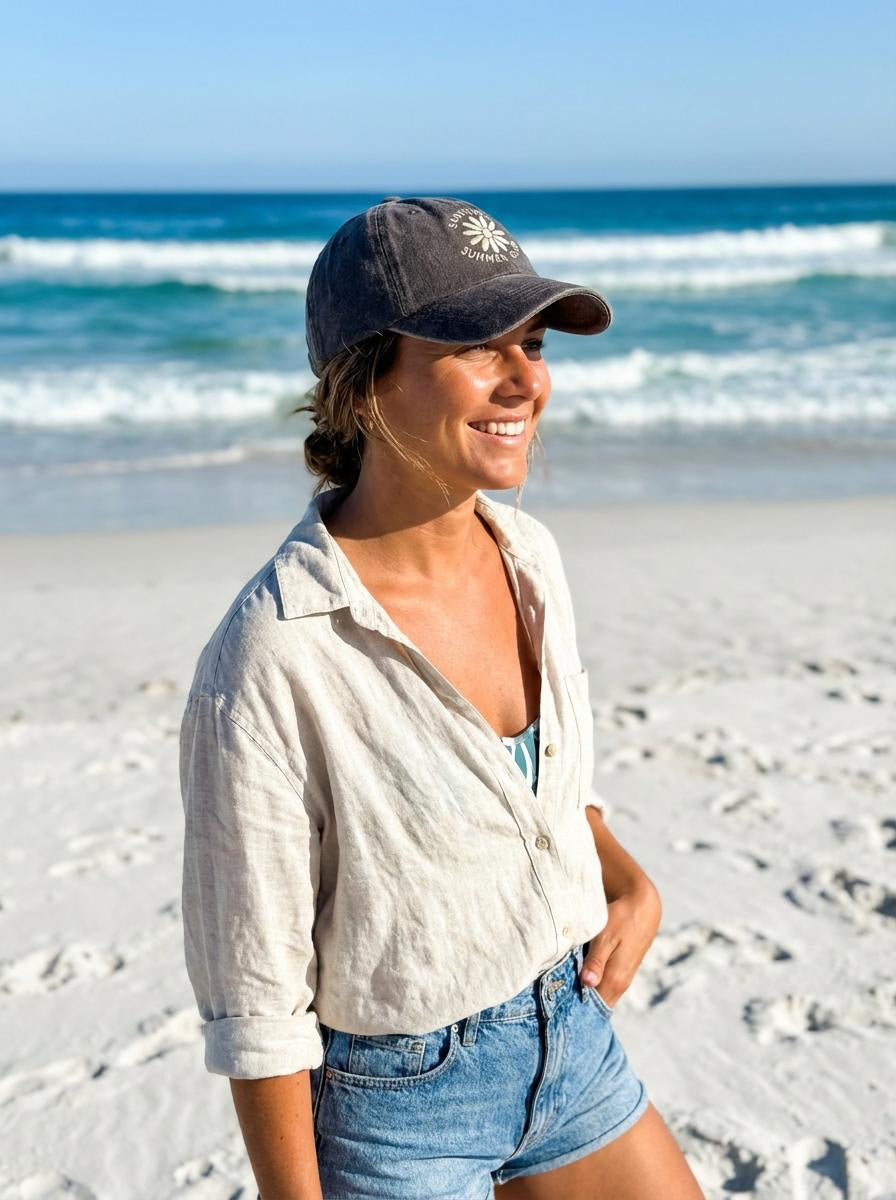 Sandswell Summer Club Cap | Daisy