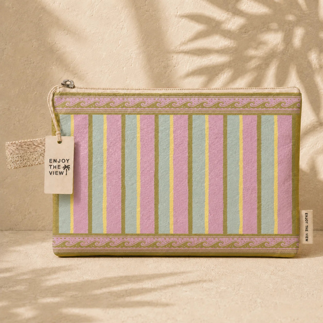 Surf Stripe Lightweight Tyvek Pouch | Large